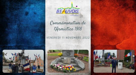 Commémoration du 11 novembre 2022 / Beauvois - Fontaine