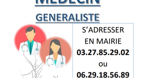 Recherche médecin généraliste - Beauvois-en-Cambrésis