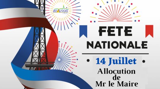 Allocution Yannick HERBET - Fête Nationale du 14 Juillet