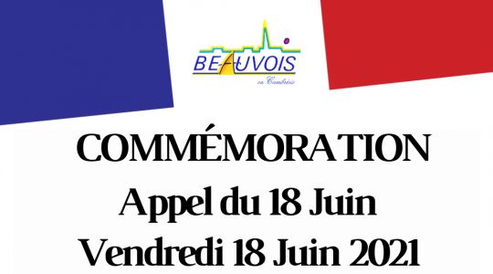 Commémoration Appel du 18 Juin - Allocution Yannick HERBET - Vendredi 18 Juin 2021