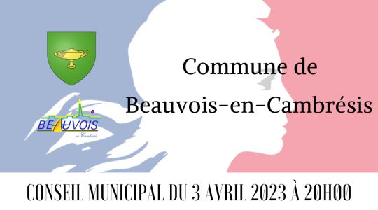 Conseil Municipal du Lundi 3 Avril 2023 
